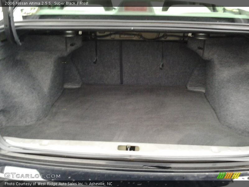 Super Black / Frost 2006 Nissan Altima 2.5 S