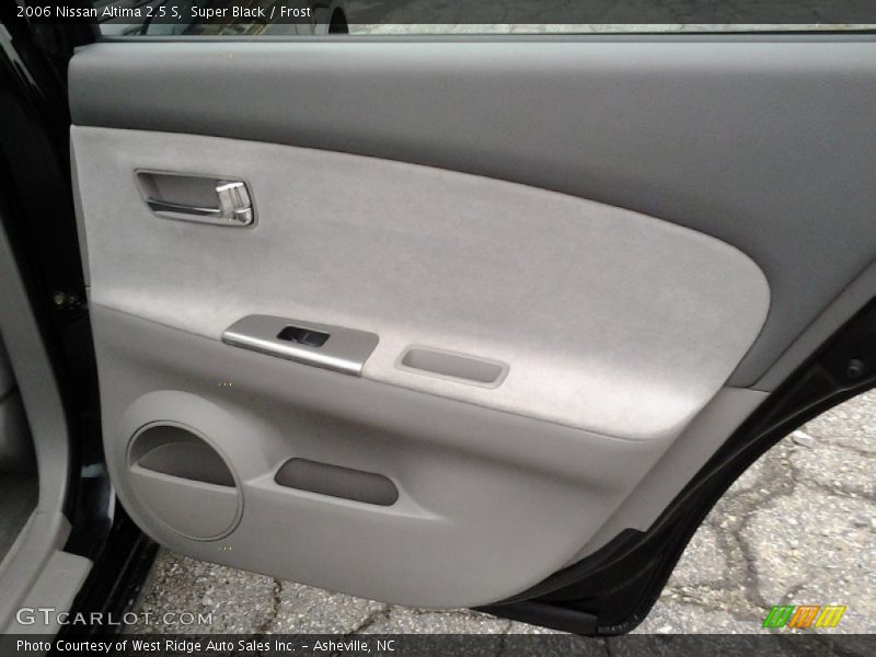 Super Black / Frost 2006 Nissan Altima 2.5 S