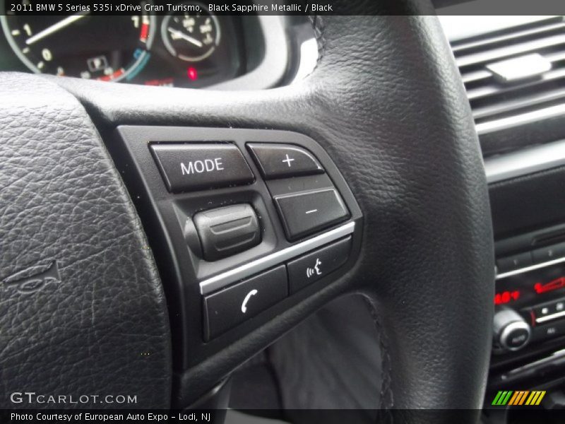 Black Sapphire Metallic / Black 2011 BMW 5 Series 535i xDrive Gran Turismo
