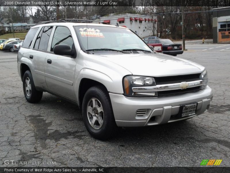 Silverstone Metallic / Light Gray 2006 Chevrolet TrailBlazer LS 4x4
