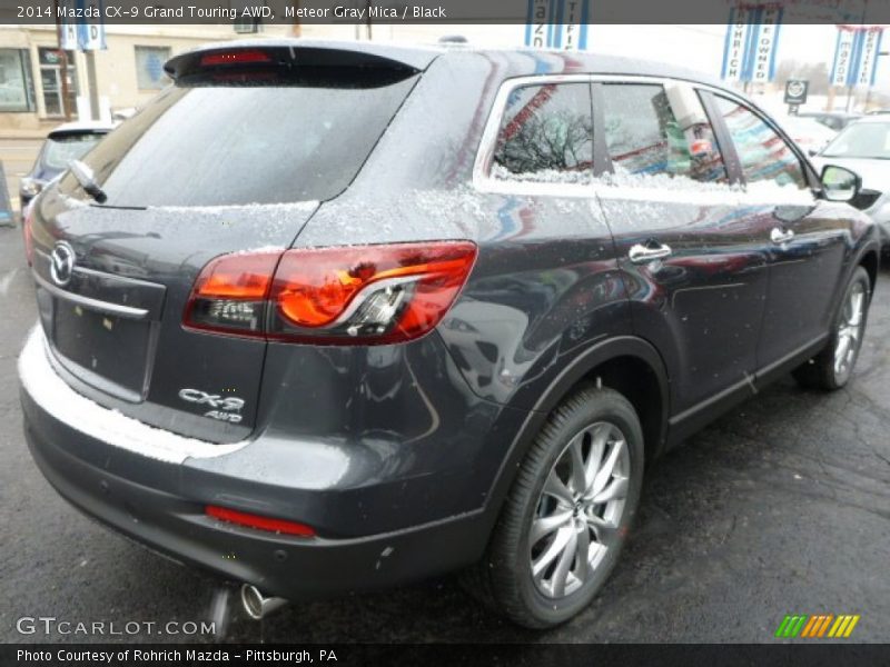 Meteor Gray Mica / Black 2014 Mazda CX-9 Grand Touring AWD