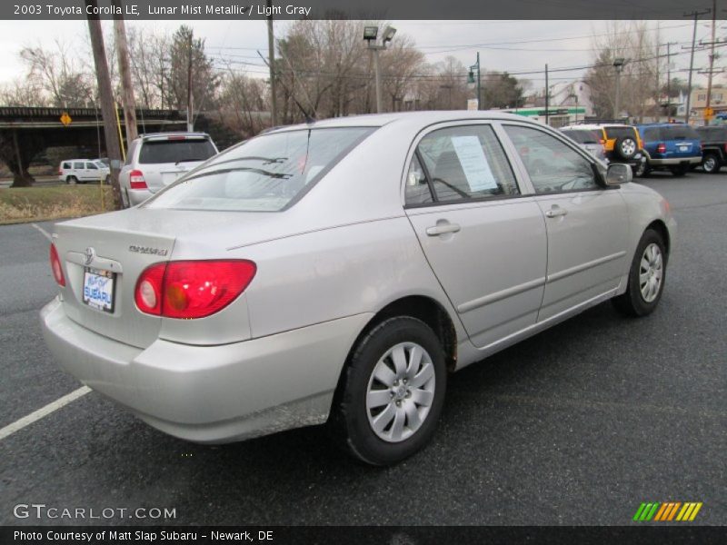 Lunar Mist Metallic / Light Gray 2003 Toyota Corolla LE