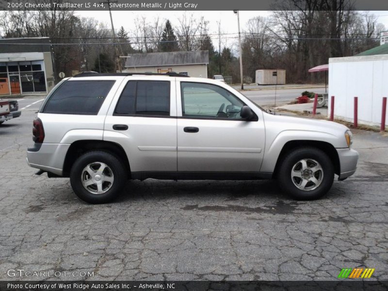 Silverstone Metallic / Light Gray 2006 Chevrolet TrailBlazer LS 4x4