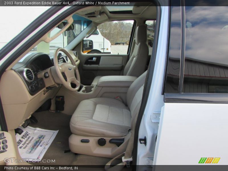 Oxford White / Medium Parchment 2003 Ford Expedition Eddie Bauer 4x4