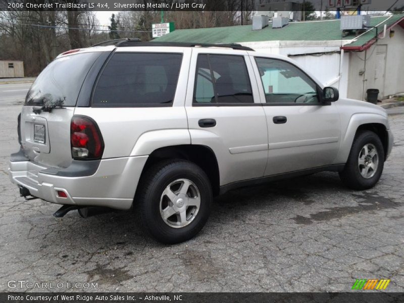 Silverstone Metallic / Light Gray 2006 Chevrolet TrailBlazer LS 4x4
