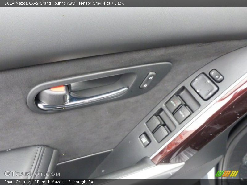 Meteor Gray Mica / Black 2014 Mazda CX-9 Grand Touring AWD