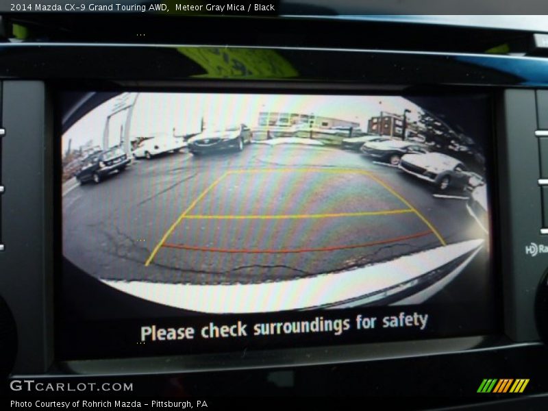 Meteor Gray Mica / Black 2014 Mazda CX-9 Grand Touring AWD
