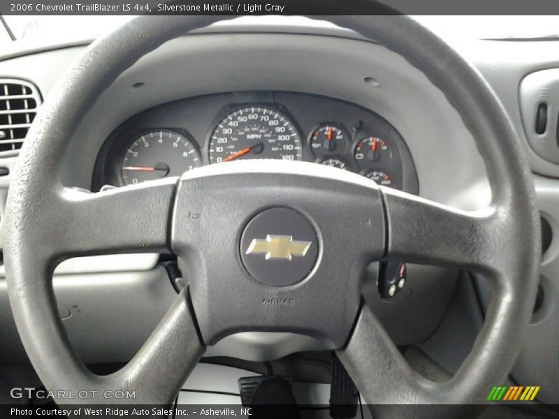 Silverstone Metallic / Light Gray 2006 Chevrolet TrailBlazer LS 4x4