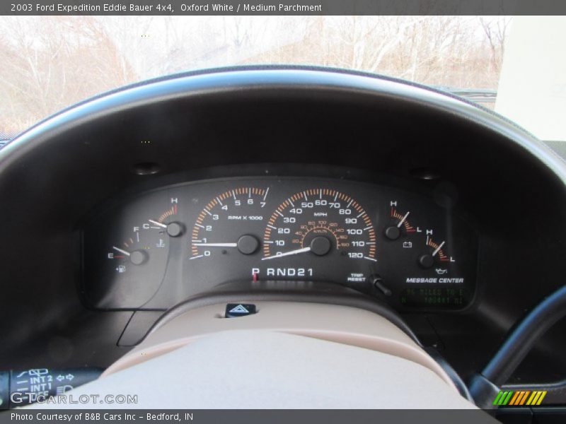 Oxford White / Medium Parchment 2003 Ford Expedition Eddie Bauer 4x4