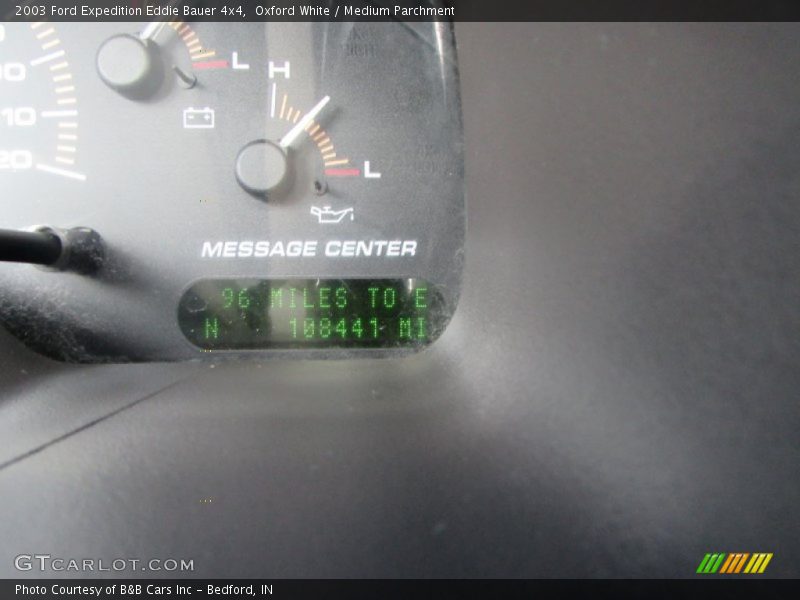 Oxford White / Medium Parchment 2003 Ford Expedition Eddie Bauer 4x4