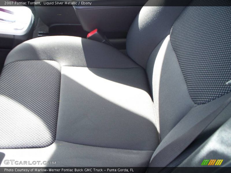 Liquid Silver Metallic / Ebony 2007 Pontiac Torrent