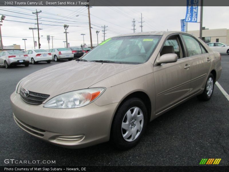 Desert Sand Mica / Taupe 2002 Toyota Camry LE
