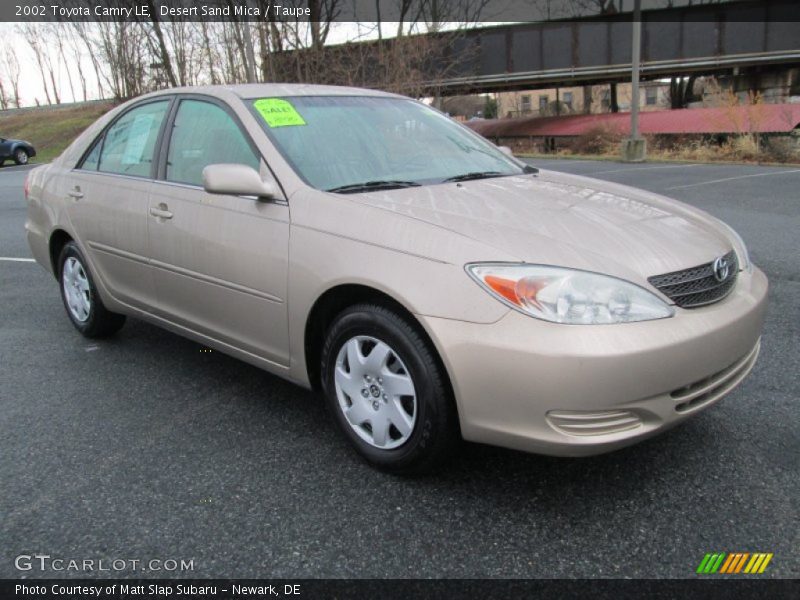 Desert Sand Mica / Taupe 2002 Toyota Camry LE