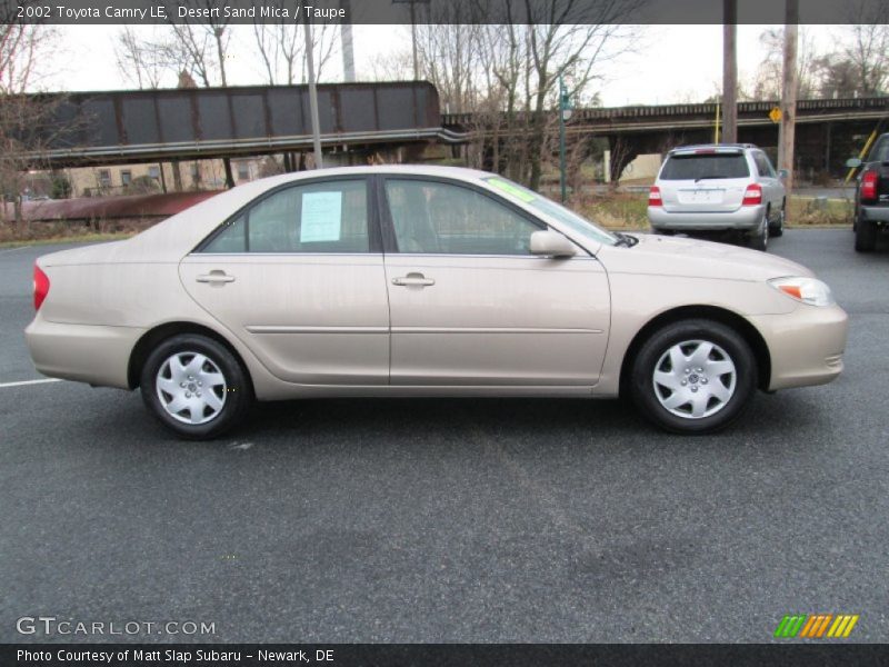 Desert Sand Mica / Taupe 2002 Toyota Camry LE