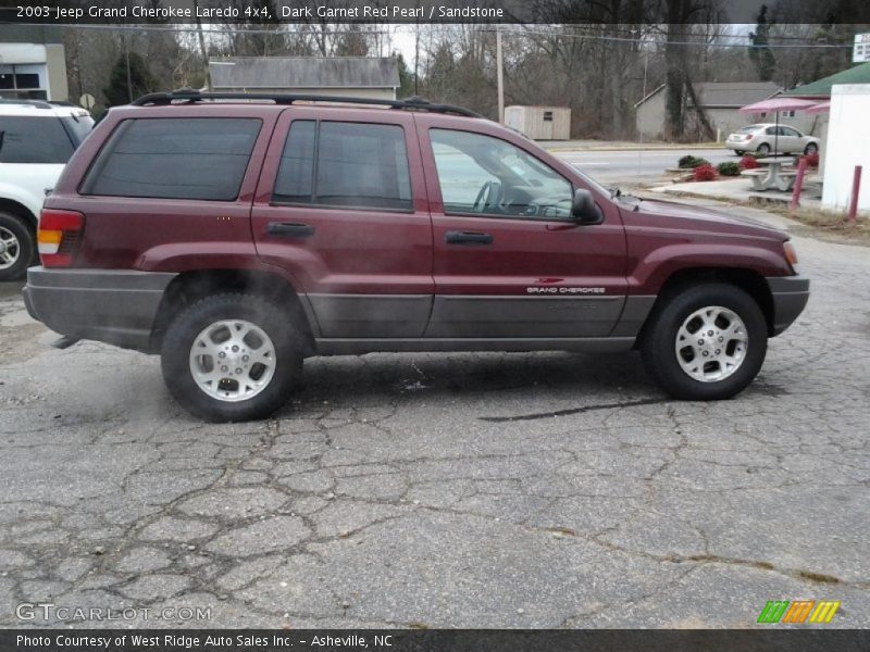 Dark Garnet Red Pearl / Sandstone 2003 Jeep Grand Cherokee Laredo 4x4