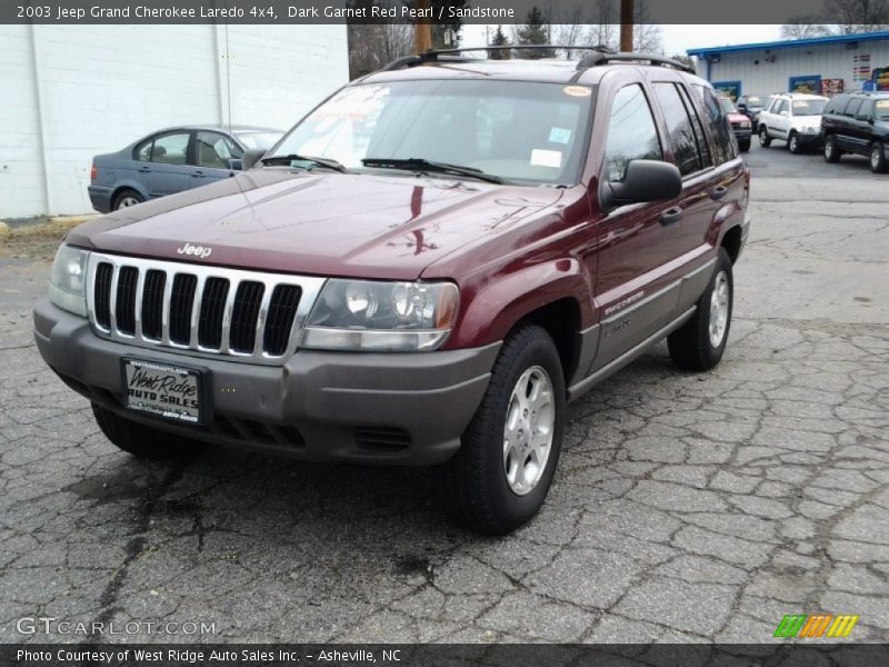 Dark Garnet Red Pearl / Sandstone 2003 Jeep Grand Cherokee Laredo 4x4