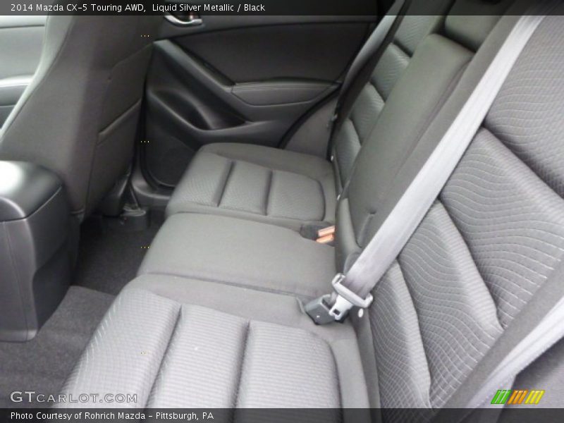 Liquid Silver Metallic / Black 2014 Mazda CX-5 Touring AWD