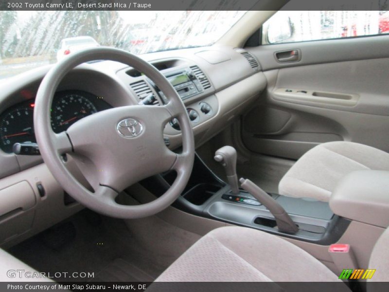 Desert Sand Mica / Taupe 2002 Toyota Camry LE
