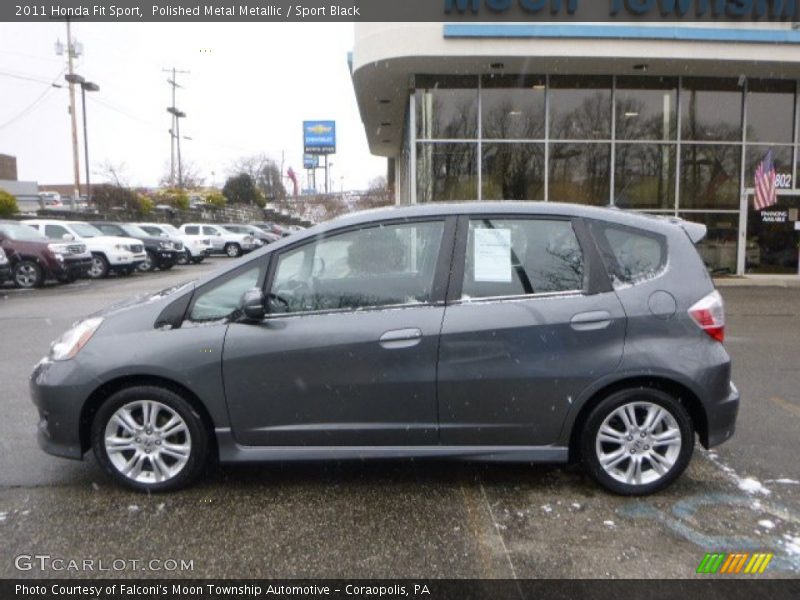 Polished Metal Metallic / Sport Black 2011 Honda Fit Sport