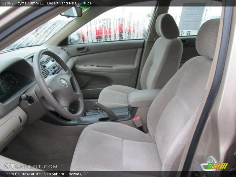 Desert Sand Mica / Taupe 2002 Toyota Camry LE