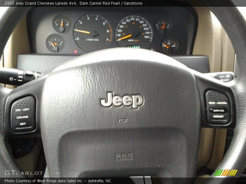 Dark Garnet Red Pearl / Sandstone 2003 Jeep Grand Cherokee Laredo 4x4