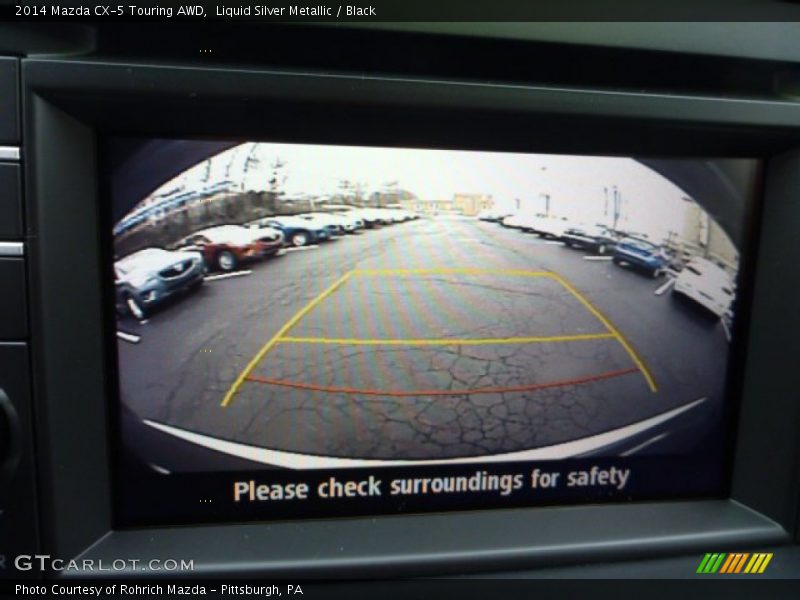 Liquid Silver Metallic / Black 2014 Mazda CX-5 Touring AWD