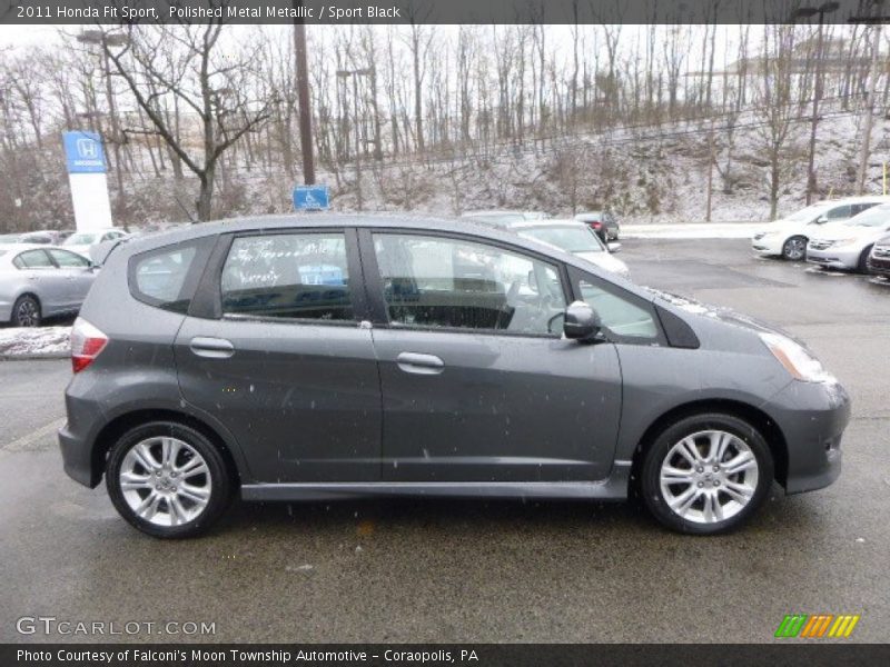Polished Metal Metallic / Sport Black 2011 Honda Fit Sport