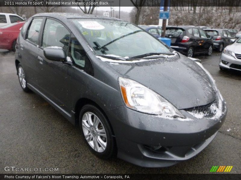 Polished Metal Metallic / Sport Black 2011 Honda Fit Sport