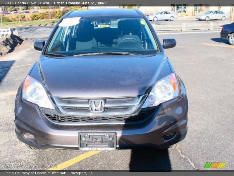 Urban Titanium Metallic / Black 2011 Honda CR-V LX 4WD