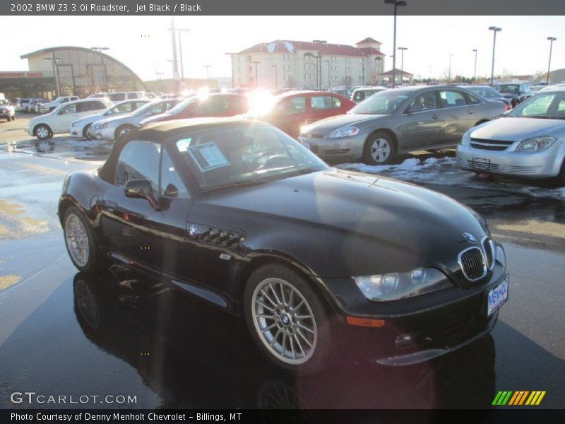 Jet Black / Black 2002 BMW Z3 3.0i Roadster