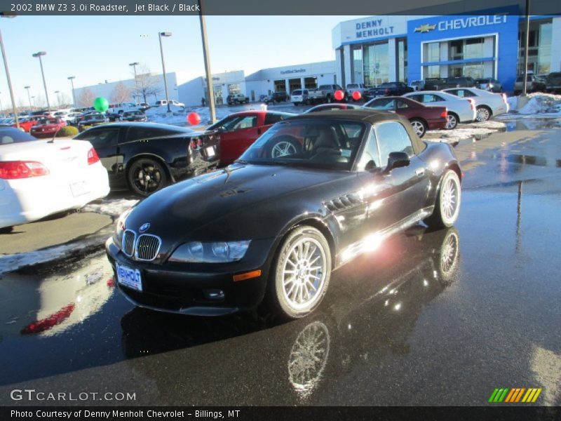 Jet Black / Black 2002 BMW Z3 3.0i Roadster