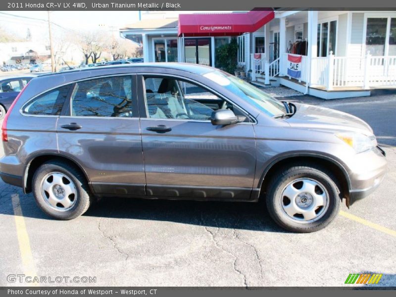 Urban Titanium Metallic / Black 2011 Honda CR-V LX 4WD