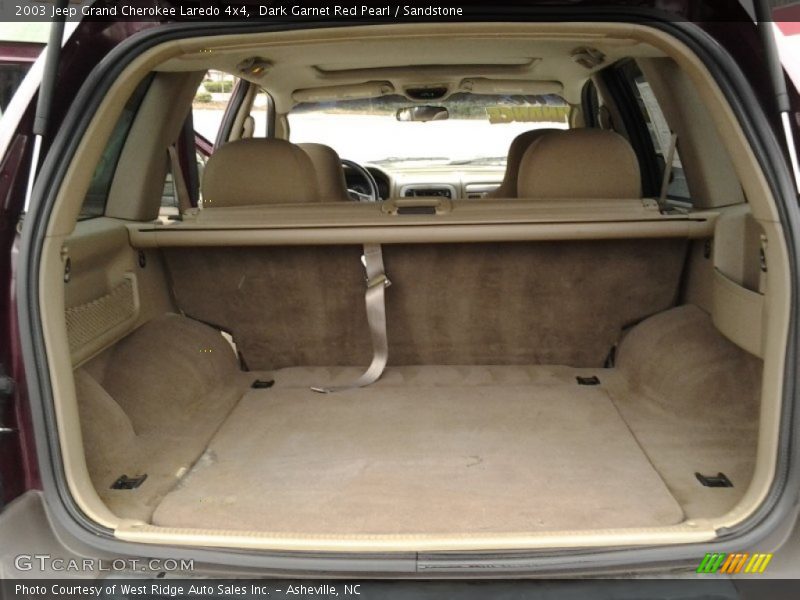 Dark Garnet Red Pearl / Sandstone 2003 Jeep Grand Cherokee Laredo 4x4