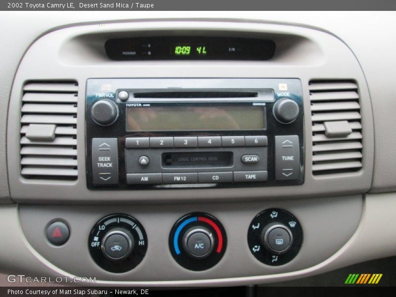 Desert Sand Mica / Taupe 2002 Toyota Camry LE
