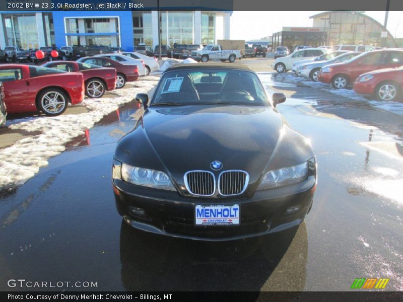 Jet Black / Black 2002 BMW Z3 3.0i Roadster