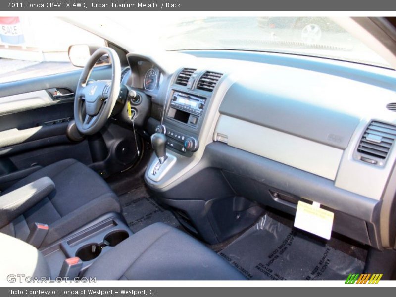 Urban Titanium Metallic / Black 2011 Honda CR-V LX 4WD