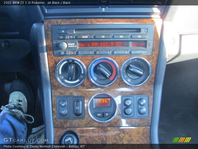 Controls of 2002 Z3 3.0i Roadster