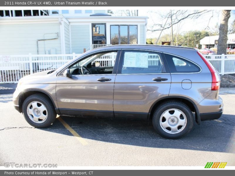 Urban Titanium Metallic / Black 2011 Honda CR-V LX 4WD