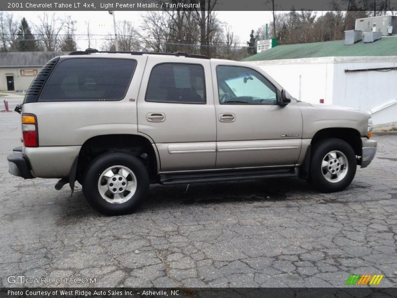 Light Pewter Metallic / Tan/Neutral 2001 Chevrolet Tahoe LT 4x4