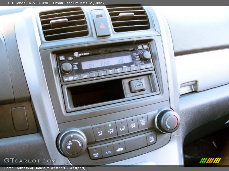 Urban Titanium Metallic / Black 2011 Honda CR-V LX 4WD