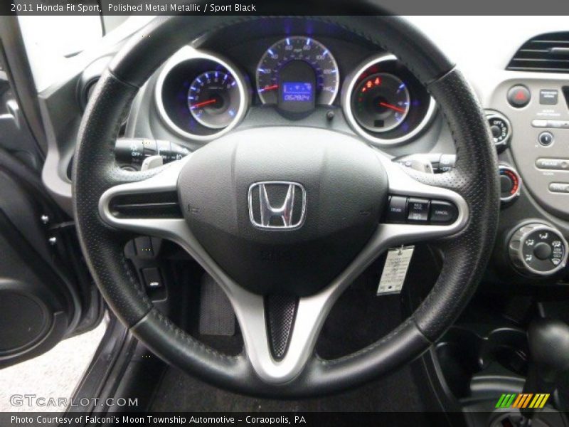 Polished Metal Metallic / Sport Black 2011 Honda Fit Sport