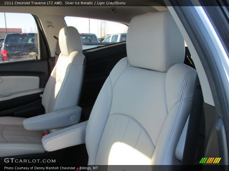 Silver Ice Metallic / Light Gray/Ebony 2011 Chevrolet Traverse LTZ AWD