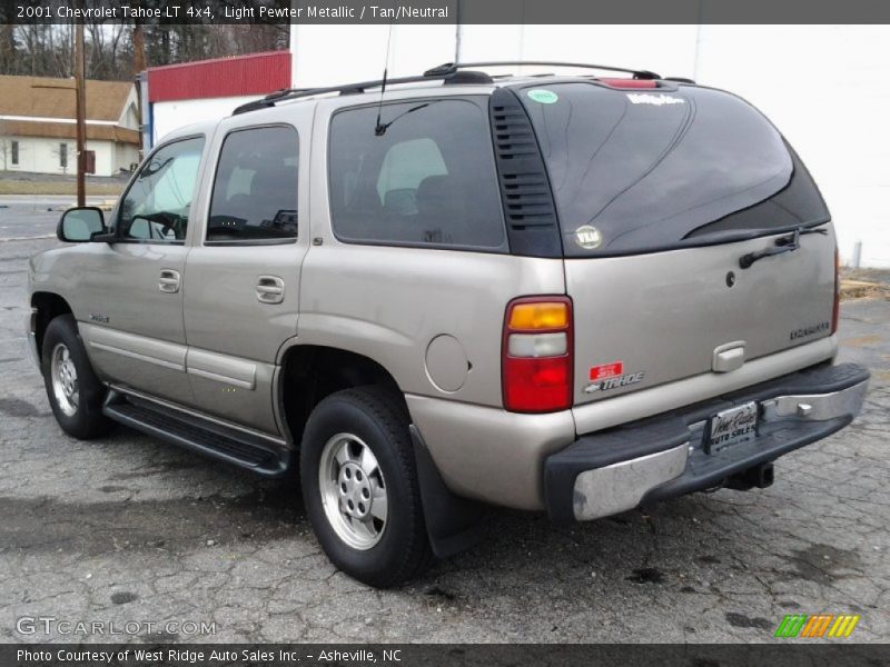 Light Pewter Metallic / Tan/Neutral 2001 Chevrolet Tahoe LT 4x4