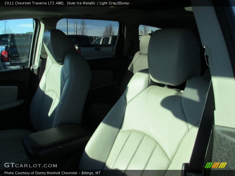Silver Ice Metallic / Light Gray/Ebony 2011 Chevrolet Traverse LTZ AWD