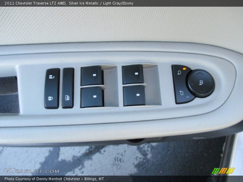 Silver Ice Metallic / Light Gray/Ebony 2011 Chevrolet Traverse LTZ AWD