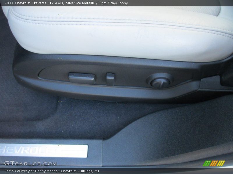 Silver Ice Metallic / Light Gray/Ebony 2011 Chevrolet Traverse LTZ AWD