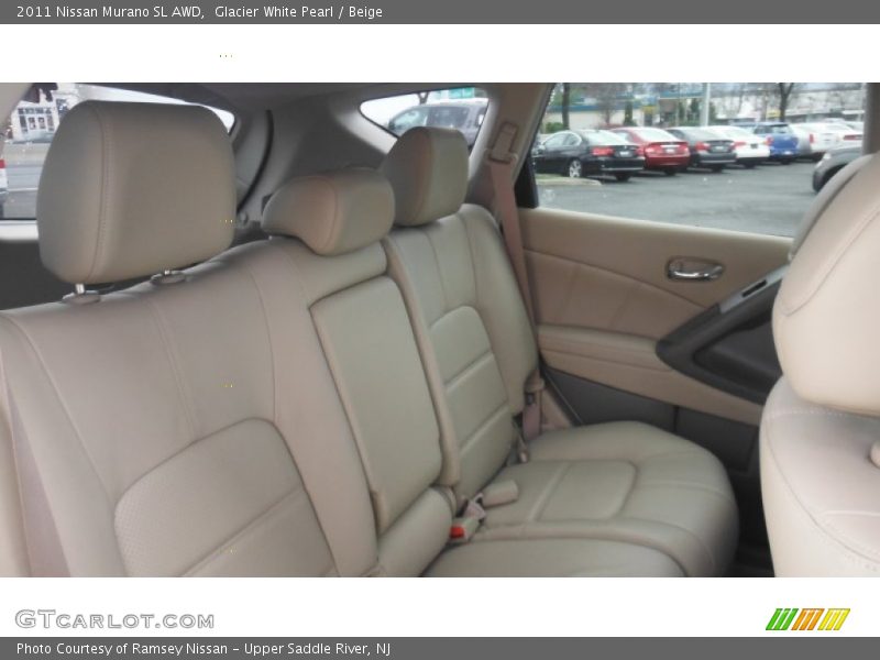 Glacier White Pearl / Beige 2011 Nissan Murano SL AWD