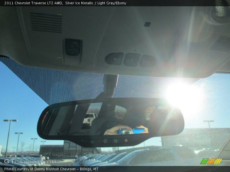 Silver Ice Metallic / Light Gray/Ebony 2011 Chevrolet Traverse LTZ AWD