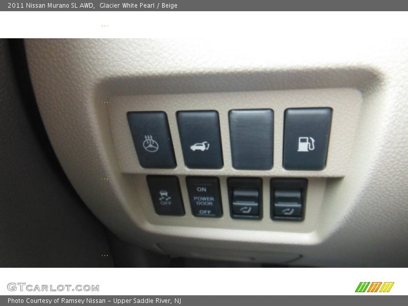 Glacier White Pearl / Beige 2011 Nissan Murano SL AWD