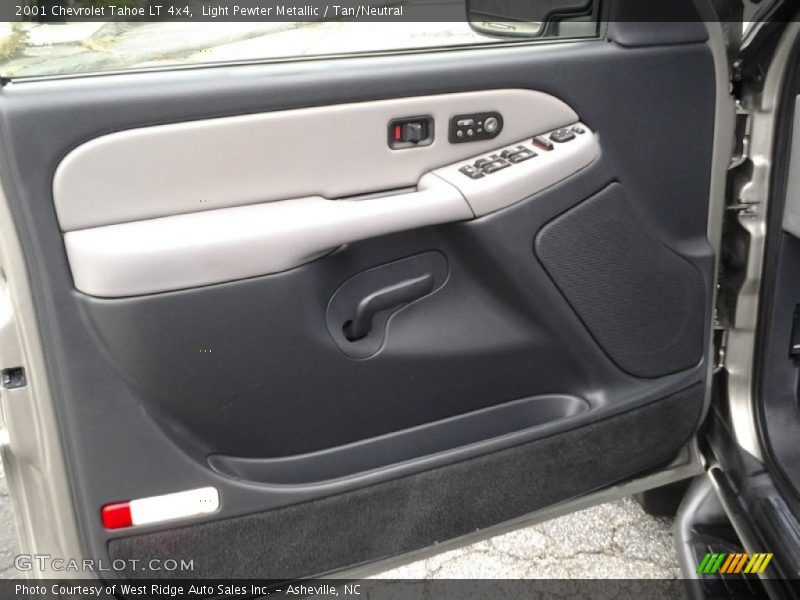 Light Pewter Metallic / Tan/Neutral 2001 Chevrolet Tahoe LT 4x4